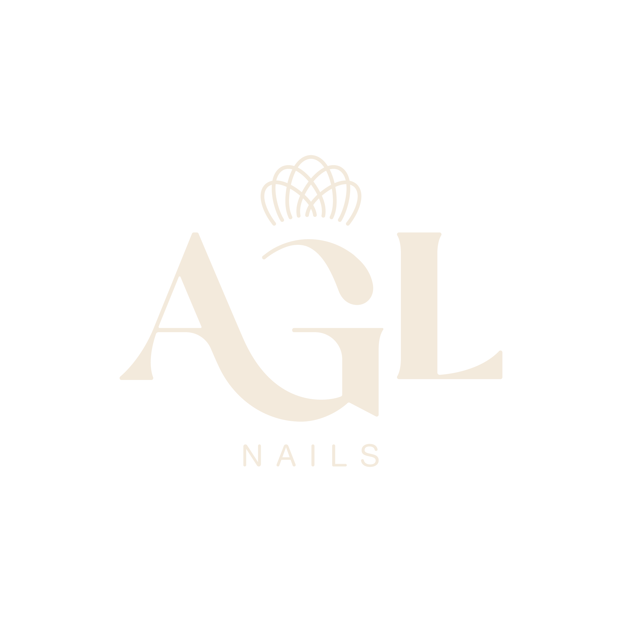 logo agl nails